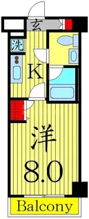 フュージョナル東墨田【2階】の間取り