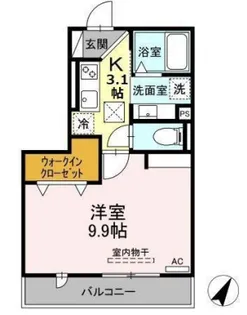 ぴりか【2階】の間取り