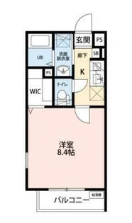 グランブルー海神【2階】の間取り