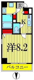 レオーネ森下駅前【4階】の間取り