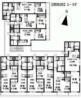 フロイデ津田沼【2階】の間取り
