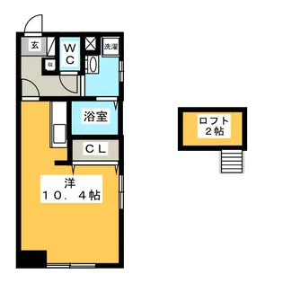 メイプルハウス前橋【1階】の間取り