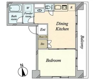 武蔵屋スカイビル【7階】の間取り