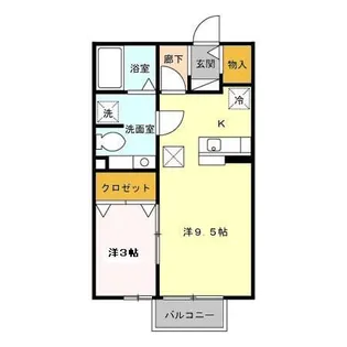 モナリエ A【1階】の間取り