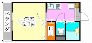 ロングインA【2階】の間取り