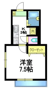 KMメゾン【1階】の間取り