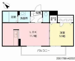 シャーメゾン桜川 **【2階】の間取り