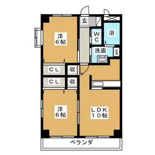 グランドール【1階】の間取り