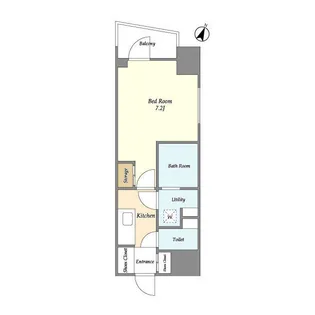 プレール・ドゥーク文京本郷【4階】の間取り