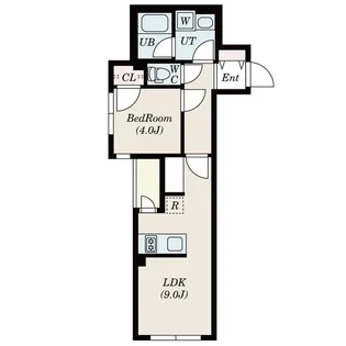 ゲートマークス三軒茶屋【1階】の間取り