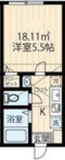 読売ランド前新築アパート【2階】の間取り