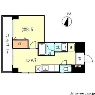 ソレム桜楓【5階】の間取り