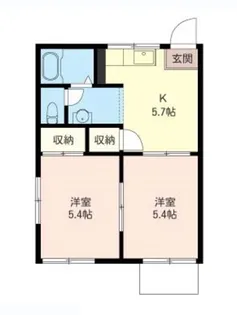 オレンジパレスSAITO【1階】の間取り