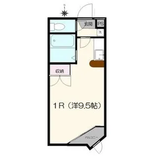 プラントビル八幡II【1階】の間取り