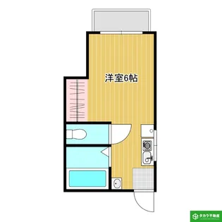 田辺コーポ【1階】の間取り