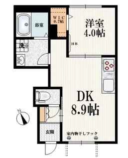 オースター響I【1階】の間取り
