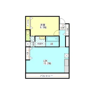 テルツァ上土狩【1階】の間取り