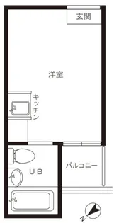 トップルーム目黒【2階】の間取り
