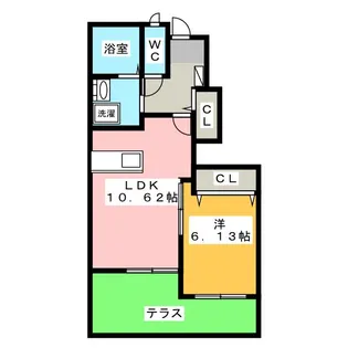 グラウィスII【2階】の間取り