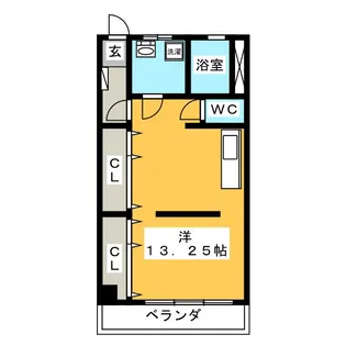 メゾンラピス【3階】の間取り