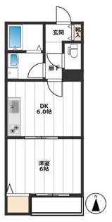 アクシス大山【3階】の間取り