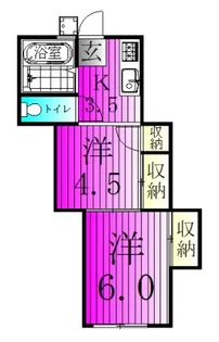 相模台ハイツ【1階】の間取り