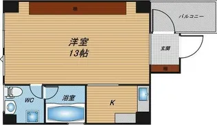 SENSE UMEKITA【5階】の間取り