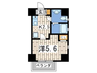 CASA MUTSUMI【4階】の間取り