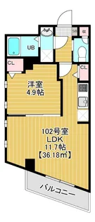 Vista稲毛【1階】の間取り