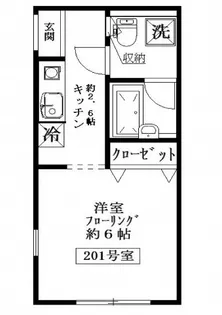 フェルマリオ【2階】の間取り