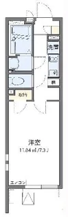 クレイノSOLUTIONSVI【4階】の間取り