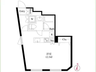 メゾンベルヴィ下北沢【3階】の間取り