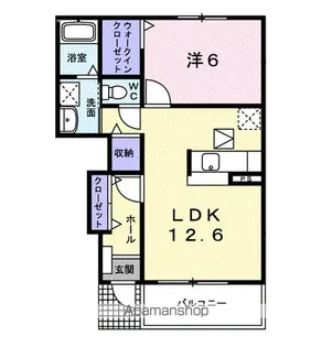 プリマ・クラッセ B棟【1階】の間取り