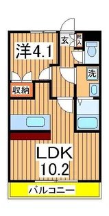ムーンガーデン弐番館【1階】の間取り