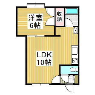 プリーシュア明野元町A【3階】の間取り