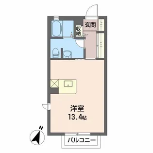 サンマツモト C【2階】の間取り