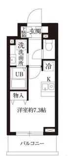 レジディア大森II【3階】の間取り