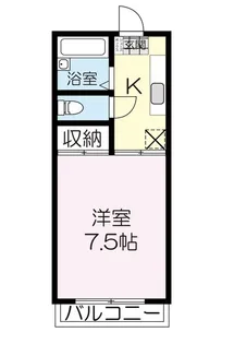 アメニティ旭ヶ丘【1階】の間取り