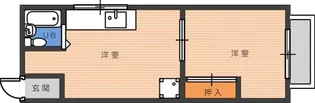 ハイツ平野【4階】の間取り