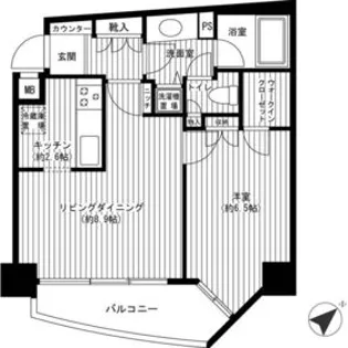 ジェイパーク本駒込【4階】の間取り