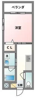 キティーハイム【3階】の間取り