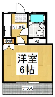 アメニティー美園【1階】の間取り