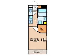 パルティール広野【3階】の間取り