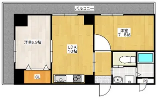 レクシア木川東【4階】の間取り