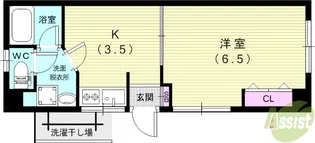 前田ビル【1階】の間取り