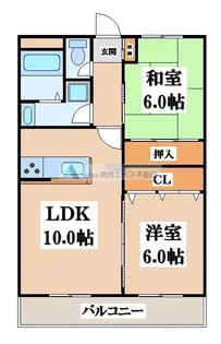 ツカサロイヤルハイツ瓢箪山【5階】の間取り