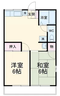 シティハイムY&R【2階】の間取り