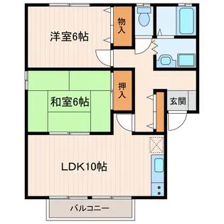 ポレールB【1階】の間取り