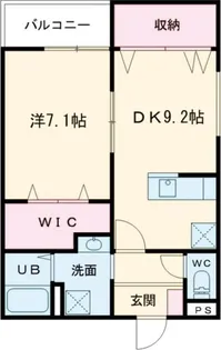 アート星田駅前【1階】の間取り