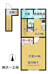 Arrotsk(アルトスク)A棟【2階】の間取り